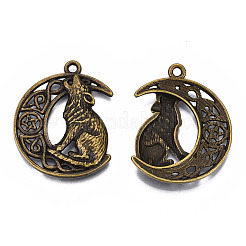 Colgantes de la aleación de estilo tibetano&nbsp;X-TIBEP-N008-103