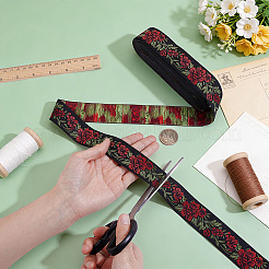 Nastro in poliestere jacquard vintage&nbsp;OCOR-WH0101-270