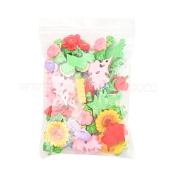 25 Stück 5 Arten undurchsichtige Harz Cabochons&nbsp;RESI-FS0001-97