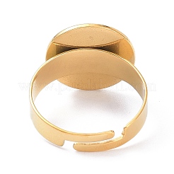 Ionenplattierung (IP) verstellbare Fingerringkomponenten aus Edelstahl 304&nbsp;STAS-P291-03D-G