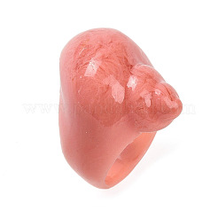 Anelli in resina per le donne&nbsp;RJEW-G356-01B
