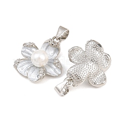 Pendentifs en laiton zircon cubique transparent&nbsp;KK-CBA6A75-53B-P