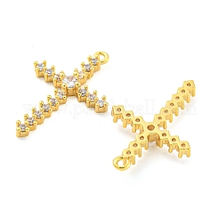 Anhänger aus Zirkonia aus Messing&nbsp;KK-M286-10G
