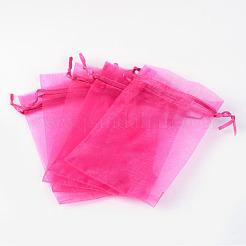 Sacs-cadeaux en organza avec cordon de serrage&nbsp;OP-R016-10x15cm-07