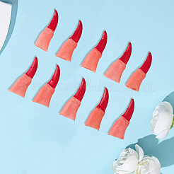 10 faux ongles en caoutchouc&nbsp;MRMJ-WH20007-041A-02