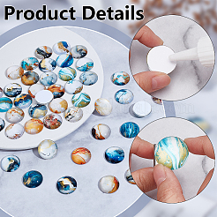 Glas cabochons&nbsp;FIND-PH0022-89B