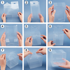 Confezione regalo in plastica trasparente in pvc&nbsp;CON-BC0006-13B