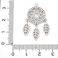 Gestell aus Messing mit Zirkonia-Anhängern&nbsp;KK-Q010-14P