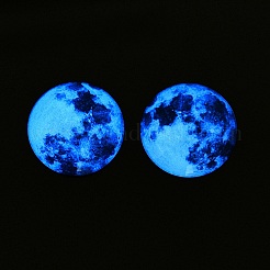 Fluoreszierende Glascabochons&nbsp;GGLA-T004-12B
