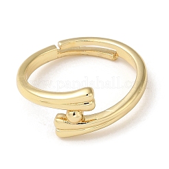 Verstellbare Ringe aus Messing mit Rackbeschichtung&nbsp;RJEW-M162-33G
