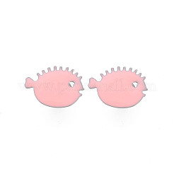 Süße Fisch-Emaille-Anstecknadel&nbsp;JEWB-S012-002P-NF