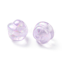 Perline acriliche iridescenti arcobaleno trasparente luminoso&nbsp;LACR-K001-01