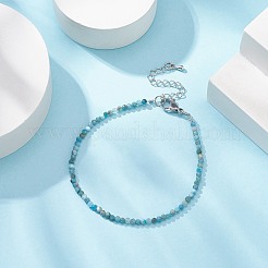 Armbänder mit runden Perlen aus natürlichem Apatit&nbsp;BJEW-JB09390-01