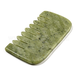 Natürliche Xiuyan-Jade-Massagekämme&nbsp;LS-AJEW-K045-01B