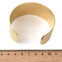Manschettenarmbänder aus chirurgischem Edelstahl 316l&nbsp;BJEW-D454-01A-G