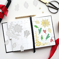 Matrices en métal de plaque de feuille chaude d'acier au carbone&nbsp;DIY-WH0280-097