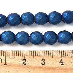 Fili di perline di ematite sintetica non magnetica elettrolitica&nbsp;G-S382-01A