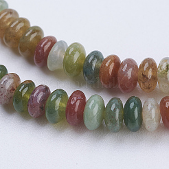 Natur Indien Achat Perlen Stränge&nbsp;G-P354-14B-4x2mm