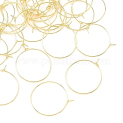 Componenti per orecchini a cerchio in ottone Shegrace&nbsp;XGRPCH280-218G