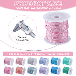 12 rouleau de fil métallique en polyester 12 brins&nbsp;OCOR-SC0001-05