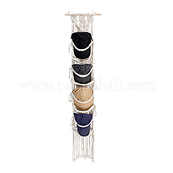 1 percha de pared para sombreros de algodón con madera&nbsp;ODIS-PH0001-77