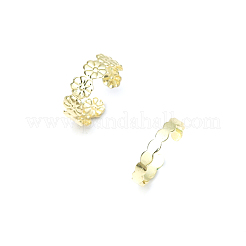 2 verstellbares Retro-Zehenring-Set mit Blumenmuster aus Eisen&nbsp;II7704