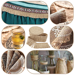 Jute Quastenband&nbsp;OCOR-WH20006-04A
