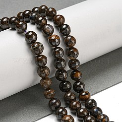 Fili di perle di opale boulder naturale&nbsp;G-P544-A01-02