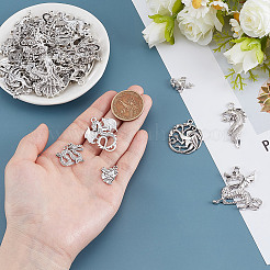 70 pièces pendentifs en alliage de style tibétain&nbsp;FIND-UN0007-70