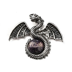 Gros pendentifs en améthyste naturelle&nbsp;G-B033-07R