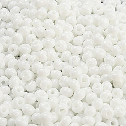 Perline di semi di vetro di giada imitazione 3/0&nbsp;SEED-Z001-A-B01
