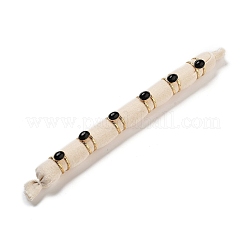 Offene Manschettenringe aus Ionenplattierung (IP) 304 Edelstahl&nbsp;RJEW-F167-04G-04