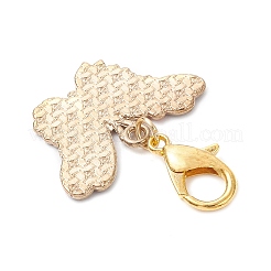 3 pz 3 stili lega smaltata decorazione pendente fiore per ornamenti borsa&nbsp;HJEW-JM03916