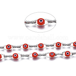 Catene portacavi ovali testurizzate in acciaio inossidabile 304&nbsp;CHS-T003-33P-04