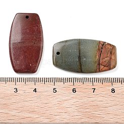 Natürliche polychrome Jaspis/Picasso-Stein/Picasso-Jaspis-Anhänger&nbsp;G-S366-003