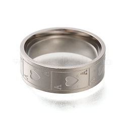 Anelli in acciaio inossidabile 304 per donna&nbsp;RJEW-S241-06P