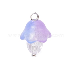Pilz Anhänger aus transparentem Glas&nbsp;PALLOY-JF03654-02