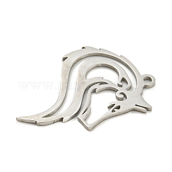 Pendentifs en acier inoxydable 304 anti-ternissement&nbsp;STAS-Q255-06P