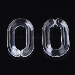 Transparentem Acryl Verknüpfung Ringe&nbsp;TACR-R147-02F