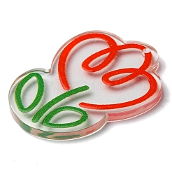 Transparenten Acryl-Anhänger&nbsp;MACR-Q160-02A