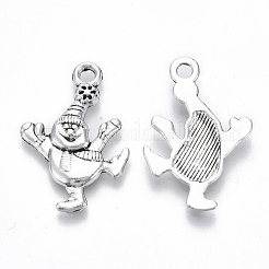 Pendentifs en alliage de style tibétain&nbsp;TIBE-N010-34AS-RS