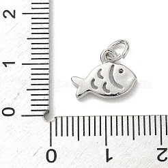 Colgante micropavé cubic zirconia de latón&nbsp;KK-B155-04A-P