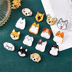 16 Stück Acryl-Hundebroschen-Set&nbsp;JBR112A