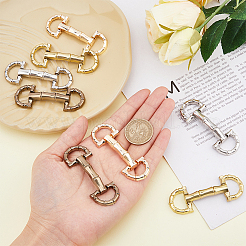 8 clip de boucle de chaussure en alliage de zinc 4 couleurs&nbsp;AJEW-FH0004-86
