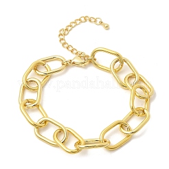Messing-Kabelkettenarmbänder für Frauen&nbsp;BJEW-H639-07G