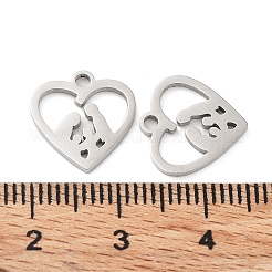 Anlaufgeschützte Charms aus chirurgischem Edelstahl 316&nbsp;STAS-Q314-20P