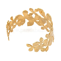 Ionenplattierung (IP) 304 Edelstahl-Manschettenarmbänder für Frauen&nbsp;BJEW-D048-03G