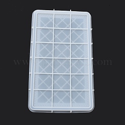 Moules de dessous de verre en silicone bricolage&nbsp;DIY-G079-19