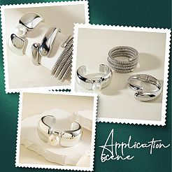 1 set di braccialetti in plastica CCB per donna&nbsp;BJEW-SP0001-36