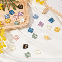 Cabochons en résine opaque accessoires pour la fabrication de bijoux&nbsp;RESI-CA0001-10